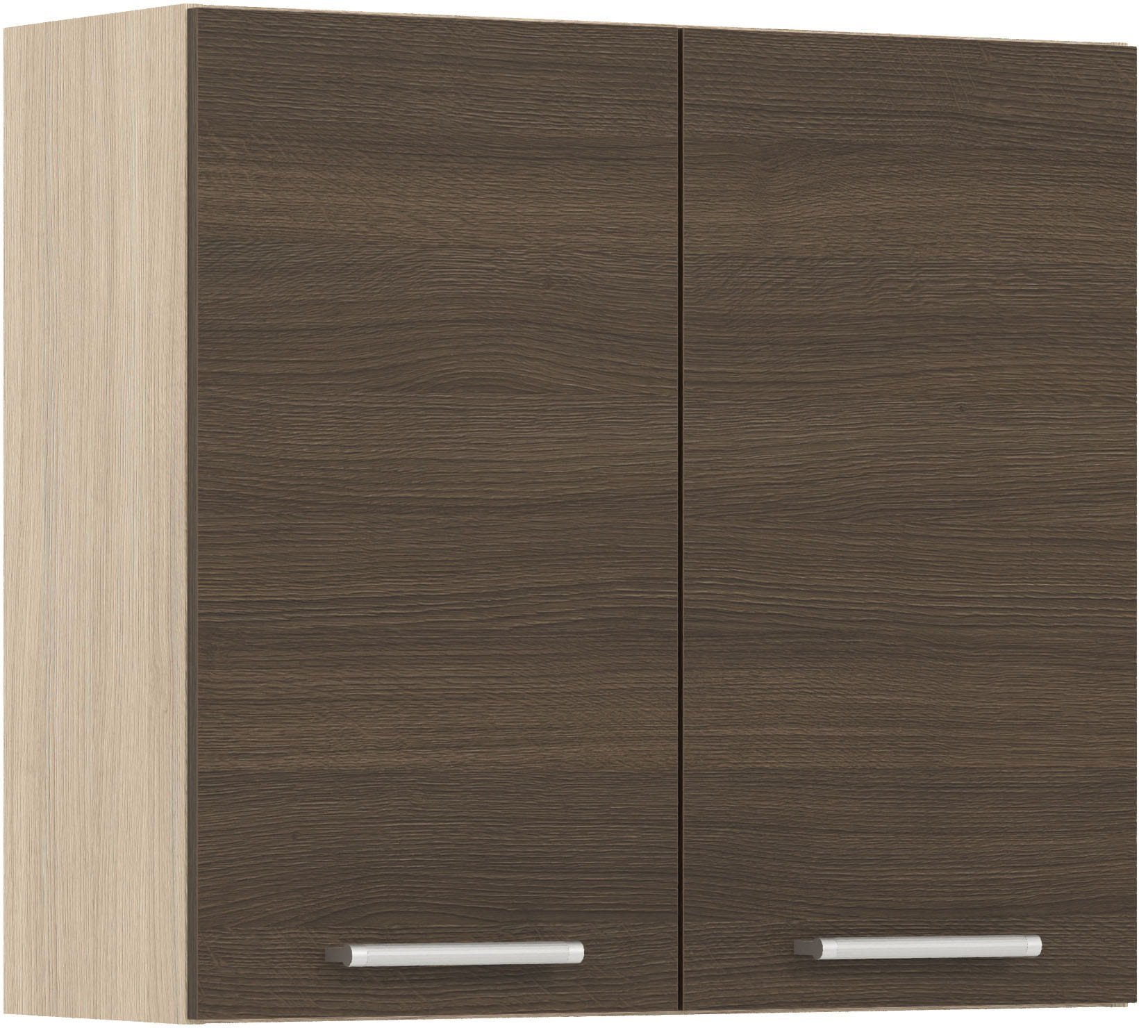 Szafka górna kuchenna dwudrzwiowa wisząca MODENA MD26/G80 rijeka ciemna