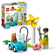 Klocki - LEGO DUPLO - Turbina wiatrowa i samochód elektryczny 10985 KLOCKI PREZENT - miniaturka - grafika 1
