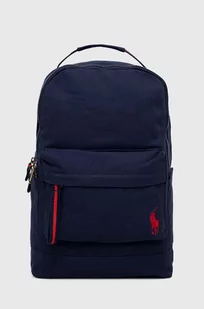 Polo Ralph Lauren plecak dziecięcy kolor granatowy duży gładki - Plecaki szkolne i tornistry - miniaturka - grafika 1