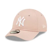 Czapki męskie - Czapka z daszkiem dziecięca New Era 9FORTY MLB NY New York Yankees Infant League Essential Różowa - 60298884 - miniaturka - grafika 1