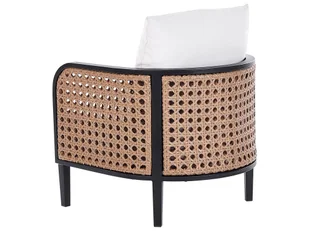 Fotel ogrodowy złamana biel MONTEFALCO - Fotele i krzesła ogrodowe - miniaturka - grafika 5