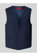 Kamizelki męskie - Kamizelka garniturowa o kroju regular fit z mieszanki wełny model VIN253X-MH - HUGO - miniaturka - grafika 1