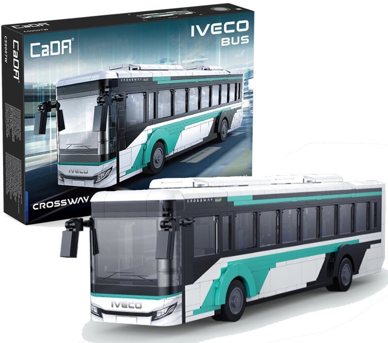 Klocki konstrukcyjne CaDA Samochód Miejski Autobus Iveco Bus Crossway 832 elementy