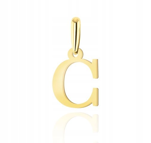 ZŁOTA ZAWIESZKA LITERKA C 333