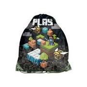Plecaki worki - Plecak Worek Szkolny Na Buty Paso Minecraft Player - miniaturka - grafika 1