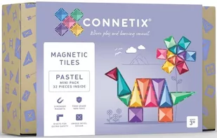 klocki magnetyczne Pastel Mini Pack 32 elementy Connetix - Klocki - miniaturka - grafika 1