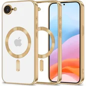 Etui i futerały do telefonów - Etui TECH-PROTECT MagFlex MagSafe do Apple iPhone 16e Przezroczysto-złoty - miniaturka - grafika 1