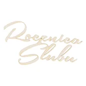 Scrapbooking - EKO-DECO, napis, Rocznica Ślubu, tekturowy - miniaturka - grafika 1