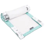 Ochraniacze do łóżeczka - Oddychający ochraniacz do łóżeczka z siateczki animaland 180x30cm - miniaturka - grafika 1