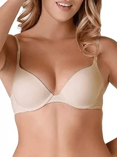 Wonderbra Damski biustonosz sportowy Ultimate Silhouette Micro T-Shirt, Beżowy - beżowy (skóra 1007), 80H - Biustonosze - miniaturka - grafika 1