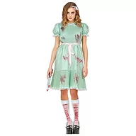 Sukienki - Widmann 10314 – kostium lalki karcianej, sukienka, pasek, pończochy, impreza tematyczna, Halloween - miniaturka - grafika 1