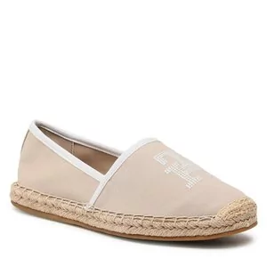 Espadryle damskie - Espadryle Tommy Hilfiger - Th Embroidered Espadrille FW0FW07101 Sandalwood RBT - grafika 1