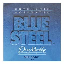 Dean Markley DM2676A niebieskie struny do gitary basowej, rozmiar 50-105 DM2676A - Struny gitarowe  - miniaturka - grafika 1