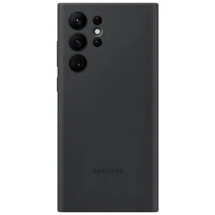 Samsung Etui Silicone Cover do Galaxy S22 Ultra EF-PS908TBEGWW Czarny - Etui i futerały do telefonów - miniaturka - grafika 1