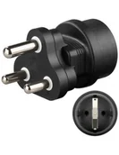 Pozostałe akcesoria sieciowe - Goobay R NK SET CEE7 Schutzkontakt ->SüdAfrika 4040849954122 - miniaturka - grafika 1