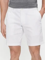 Spodenki męskie - Tommy Hilfiger Szorty materiałowe Brooklyn Short 1985 MW0MW23563 Biały Regular Fit - miniaturka - grafika 1