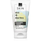 Kremy do twarzy - Avon Sk!n Vit E + Aloe Vera krem do twarzy SPF 30 50 ml - miniaturka - grafika 1