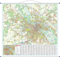 Atlasy i mapy - EkoGraf. Wrocław. Mapa ścienna 1:20 000 - miniaturka - grafika 1