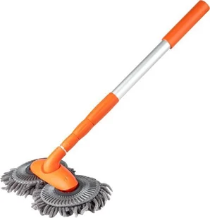 Szczotka teleskopowa do mycia samochodu auta obrotowa mikrofibra AMIO-04332 - Akcesoria do mycia samochodu - miniaturka - grafika 1