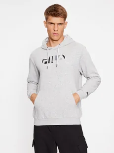 Bluza męska z kapturem kangurka Fila FAM0511-80000 M Jasnoszary melanż (4064556595492). Bluzy z kapturem męskie - Bluzy męskie - miniaturka - grafika 1