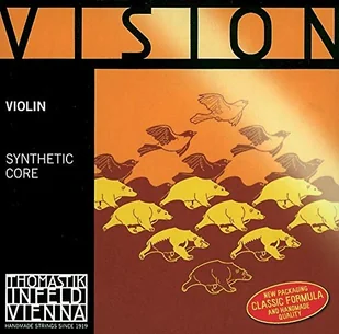 Thomastik Einzelsaite für 4/4 Violine Vision - A-Saite Kunststoffkern, Aluminium umsponnen, weich - Akcesoria do instrumentów smyczkowych - miniaturka - grafika 1