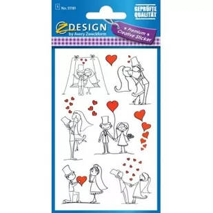 Zdesign Naklejki Młoda Para - Zabawki kreatywne - miniaturka - grafika 3