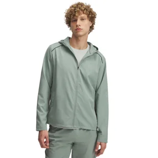 Męska kurtka do biegania Under Armour UA Storm Run Hooded Jacket - zielona - Kurtki męskie - miniaturka - grafika 1