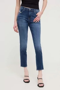Spodnie damskie - Diesel jeansy 2015 BABHILA damskie kolor granatowy A03604.09H63 - grafika 1