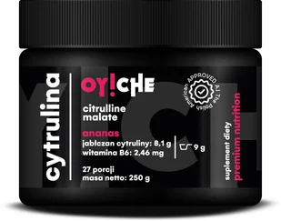 Oyche Cytrulina Ananas Proszek do rozpuszczania, 250 g - Witaminy i minerały dla sportowców - miniaturka - grafika 1