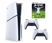 Konsole Playstation - Sony PlayStation 5 Slim+ DualSense White + EA SPORTS FC 25 - miniaturka - grafika 1