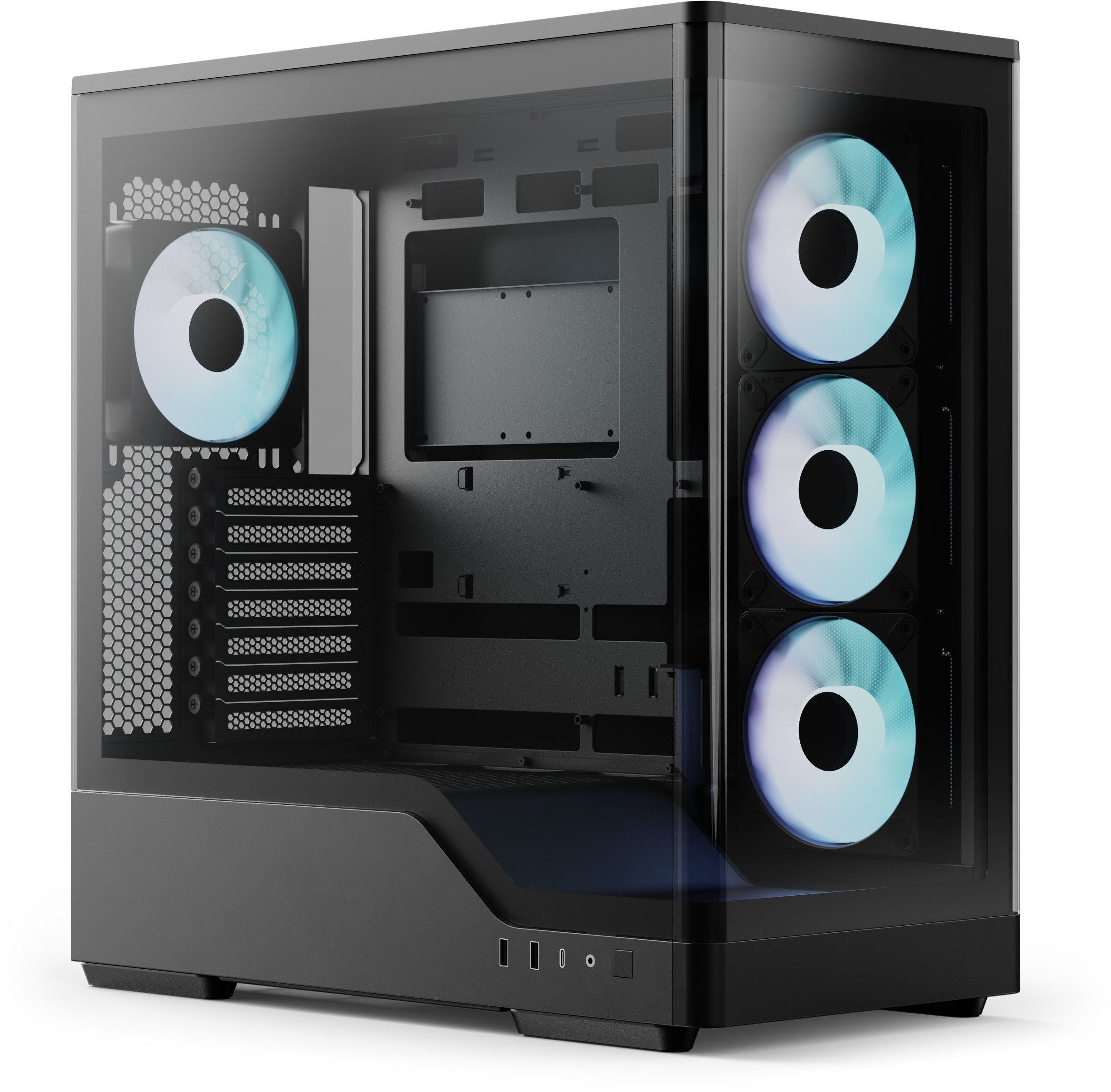 AeroCool Geh Midi P500A Black ACCS-P500A-001 ACCM-PN08143.11