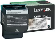 Tusze oryginalne - Toner LEXMARK C546U1KG, czarny, 8000 str. - miniaturka - grafika 1