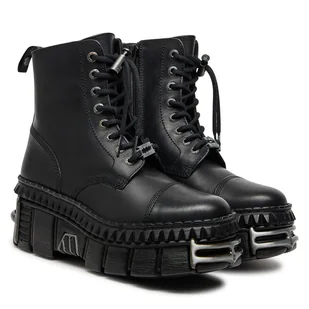 Glany NEW ROCK M-WALL083CCT-S9 Czarny - Glany damskie - miniaturka - grafika 1
