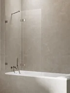 Parawany nawannowe - Parawan nawannowy New Trendy Avexa 120x150 cm 2-częściowy uchylny lewy grafitowy EXK-3525 - miniaturka - grafika 1