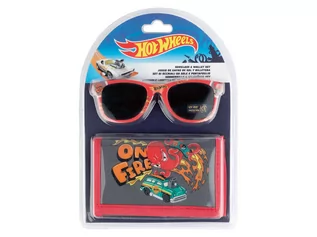 Czapki dla dzieci - Okulary przeciwsłoneczne i portfel, 1 zestaw (Hot Wheels) - grafika 1