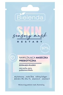 Bielenda Skin Restart Sensory Mask Nawilżająca Maseczka prebiotyczna - dodająca blasku 8g 133292 - Maseczki do twarzy - miniaturka - grafika 1