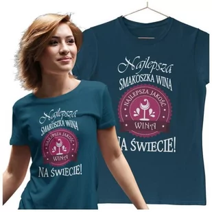 KOSZULKA DLA DZIEWCZYNY NA WALENTYNKI PREZENT SMAKOSZKA WINA - Walentynki - miniaturka - grafika 1