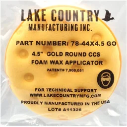 Lake Country Gold CCS Foam Applicator - Aplikator z delikatnej pianki, 114mm - Akcesoria do mycia samochodu - miniaturka - grafika 1
