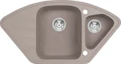 Zlewozmywaki - Zlew ŚMIGIELSKI MONACO jasny beż (94) (MONACO94) - miniaturka - grafika 1