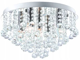 Lampa Wisząca Plafon Żyrandol Crystal 5 Kryształ - Lampy sufitowe - miniaturka - grafika 1