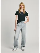 Koszulki i topy damskie - Pepe Jeans Koszulka w kolorze czarnym - miniaturka - grafika 1