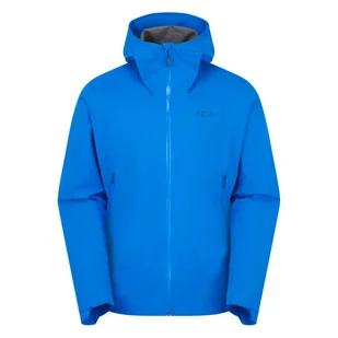 Męska kurtka przeciwdeszczowa Rab Downpour Light Jacket maya blue - L - Kurtki męskie - miniaturka - grafika 1