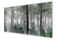 Dekoracje domu - Panel kuchenny HOMEPRINT Mglisty las o poranku 120x60 cm - miniaturka - grafika 1