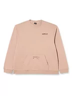 Bluzy męskie - 4F Męska bluza H4Z22-blm026, beżowa, XXXL, beżowy - miniaturka - grafika 1