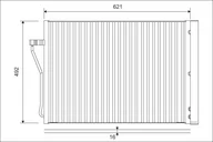 Chłodnice - Chłodnica klimatyzacji VALEO 812879 64509109724 BMW - miniaturka - grafika 1