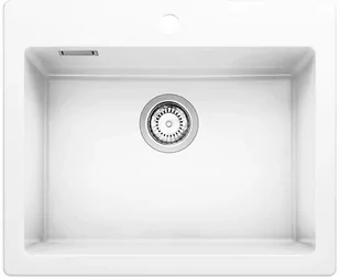 Zlewozmywak ceramiczny SONRA MAKARA 60 CRISTA WHITE (58 biały połysk) - Zlewozmywaki - miniaturka - grafika 1