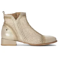 Botki damskie - Maciejka Botki Damskie Skórzane Beż-39 - miniaturka - grafika 1