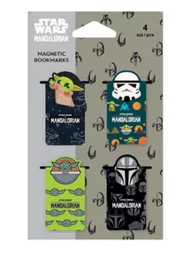PATIO, Zakładka magnetyczna Disney Fashion Mandalorian, 4 szt. - Przybory szkolne - miniaturka - grafika 1