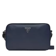 Torby męskie - Saszetka Guess Certosa Saffiano Eco Mini Bags HMECSA P3329 Granatowy - miniaturka - grafika 1