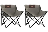 Fotele i krzesła ogrodowe - Krzesła kempingowe w kolorze szarym A3-T47 - miniaturka - grafika 1